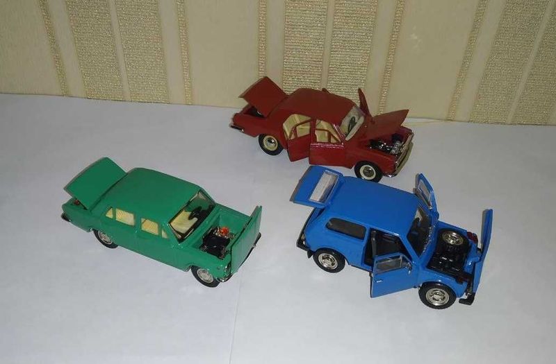 Модели автомобилей 1:43 ( НИВА , Ваз ,Волга ) СССР Модели автомобилей 1:43 ( НИВА , Ваз ,Волга ) СССР
