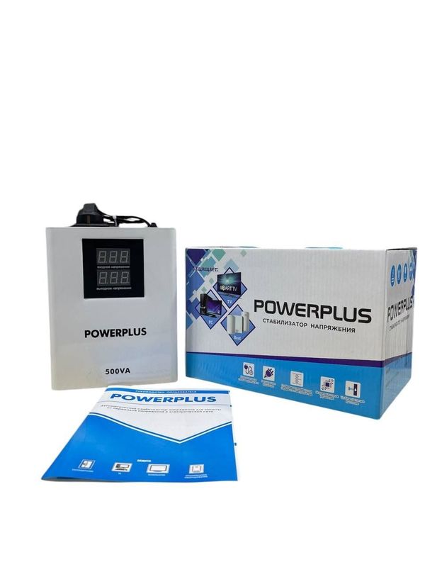 Стабилизатор Power Plus 500 ВА (Релейный) Стабилизатор Power Plus 500 ВА (Релейный)