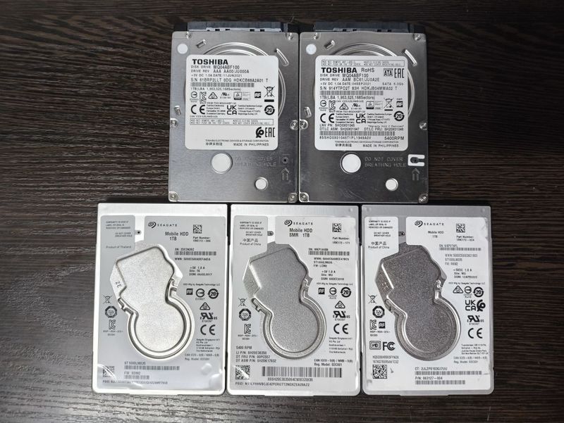 HDD 2.5 Toshiba-Seagate 1Tb HDD 2.5 Toshiba-Seagate 1Tb