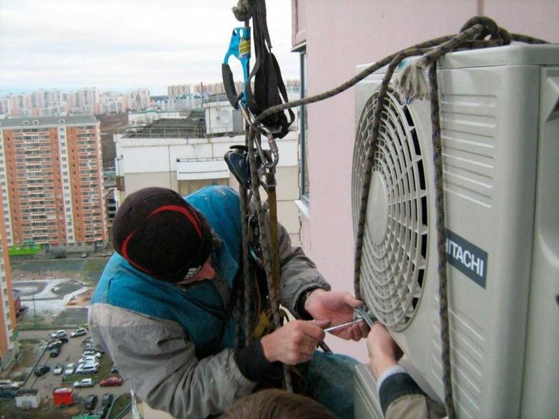Можтаж сплит систем. Можтаж сплит систем.