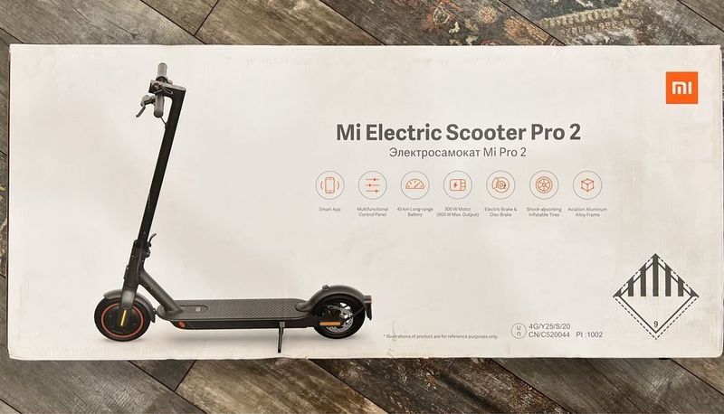 Электросамокат Xiaomi Mi Electric Scooter Pro 2 Black