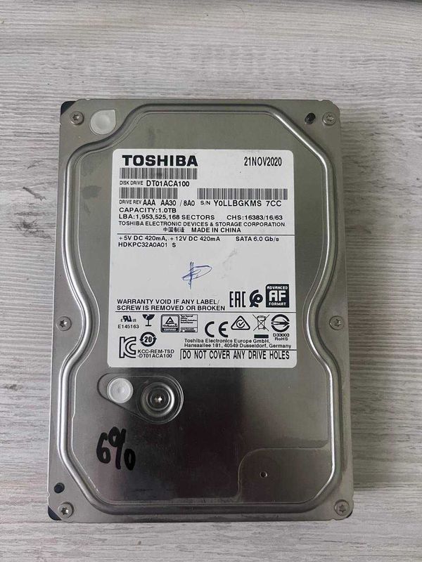 Жесткие диски 1TB WD Toshiba Жесткие диски 1TB WD Toshiba