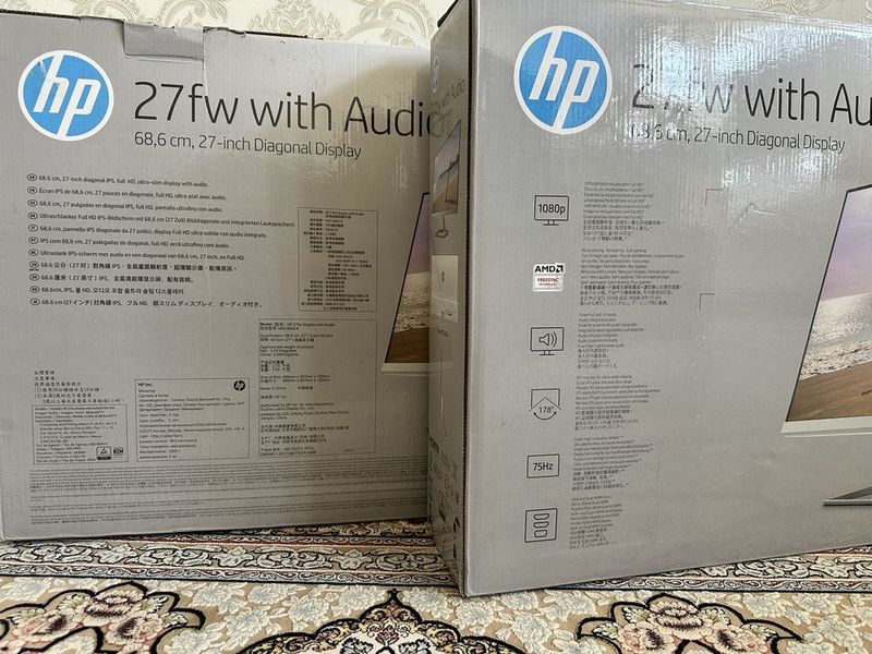 2 монитора HP 27 fw with Audio