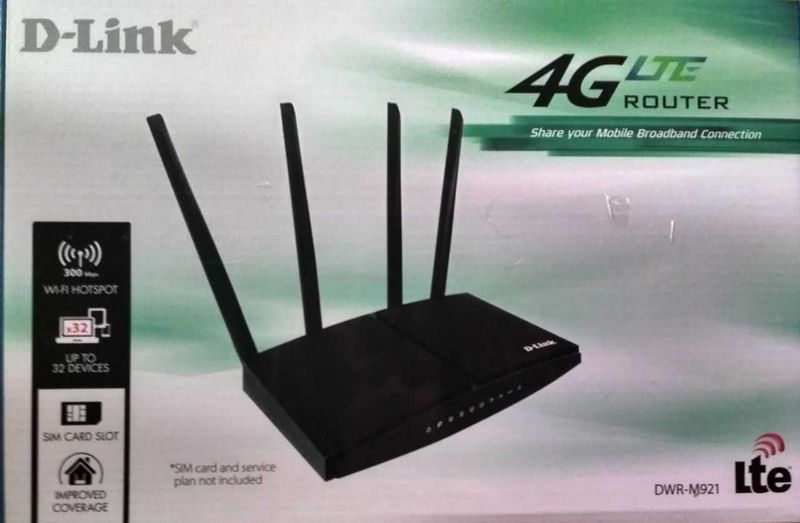 WiFi 4G Router D-Link DWR-M921 - Стабильный Интернет для Дома и Офиса