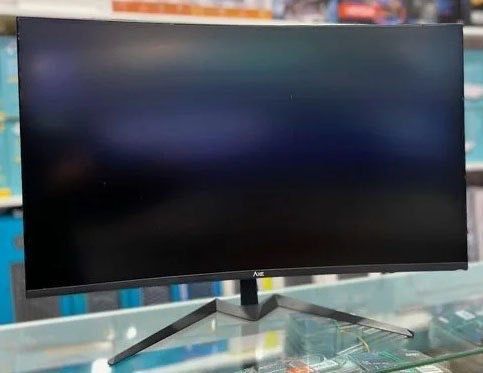 AXE Monitor 27 (curved) +HDMI kabel+block pitanya
