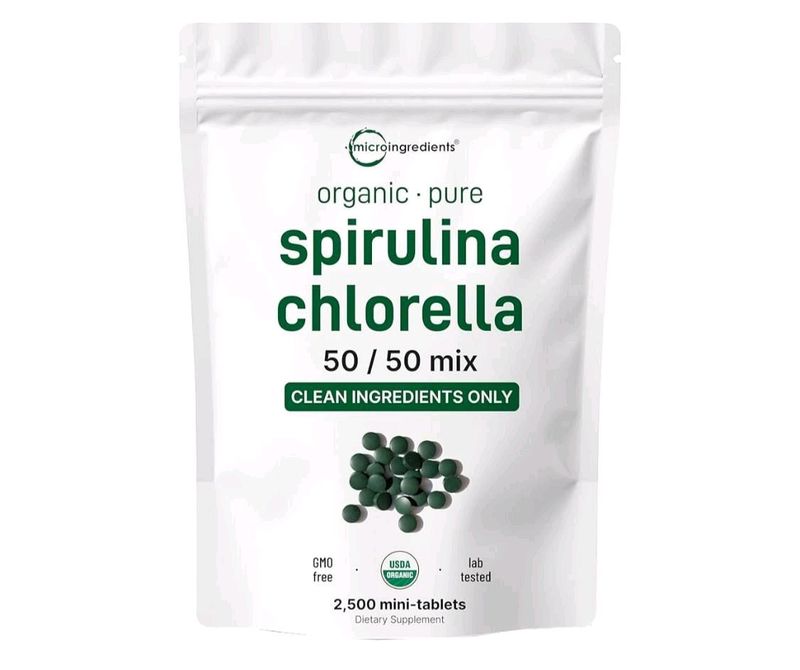 Spirulina Chlorella 50/50 mix,2500 tablet,CHEGRIMA Spirulina Chlorella 50/50 mix,2500 tablet,CHEGRIMA