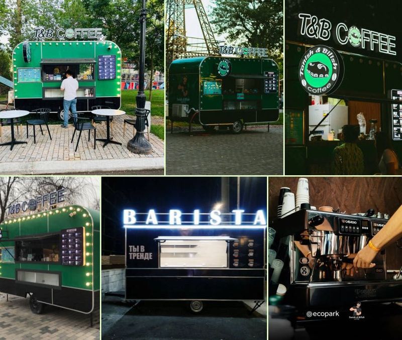 Food trak 3,6x2 Tayyor jihozlari bilan Food trak 3,6x2 Tayyor jihozlari bilan