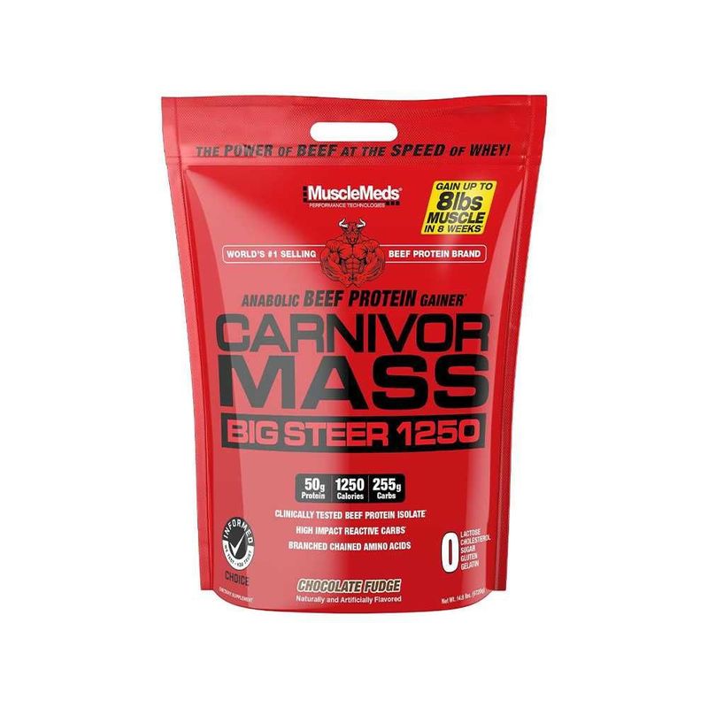 MuscleMeds Carnivor Mass Chocolate Big Steer 1250 MuscleMeds Carnivor Mass Chocolate Big Steer 1250