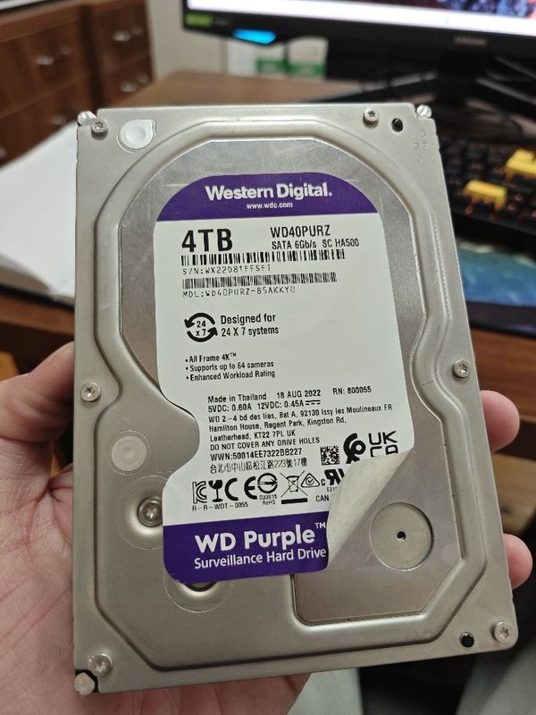 HDD 4tb WD purple WD40PURZ HDD 4tb WD purple WD40PURZ