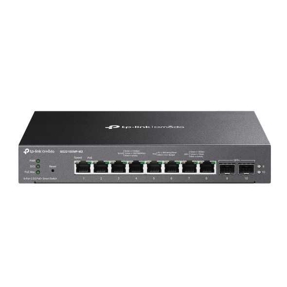 TP-Link JetStream SG2210XMP-M2 — 8-портовый Multi-Gigabit PoE+ TP-Link JetStream SG2210XMP-M2 — 8-портовый Multi-Gigabit PoE+
