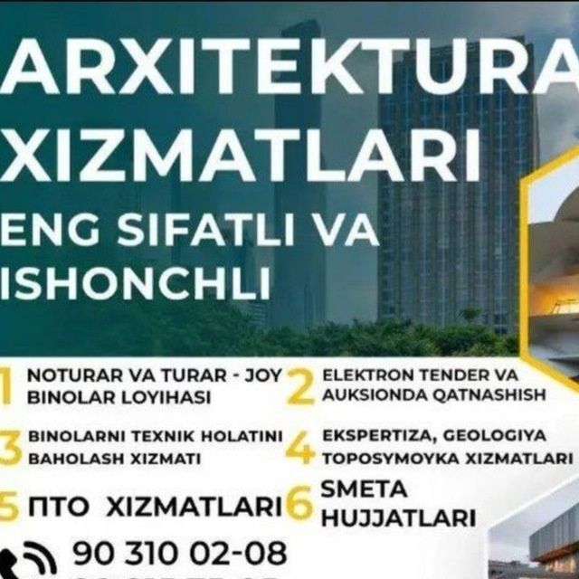 Arxitektura va qurilish hizmatlari