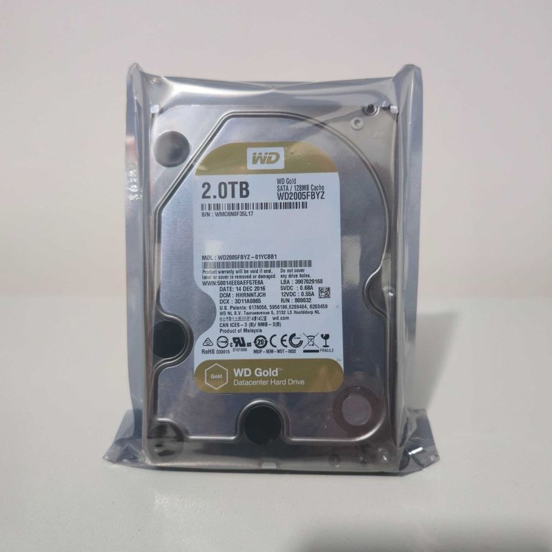 Жесткие диски WD Gold 2TB (Оптом и в розницу)