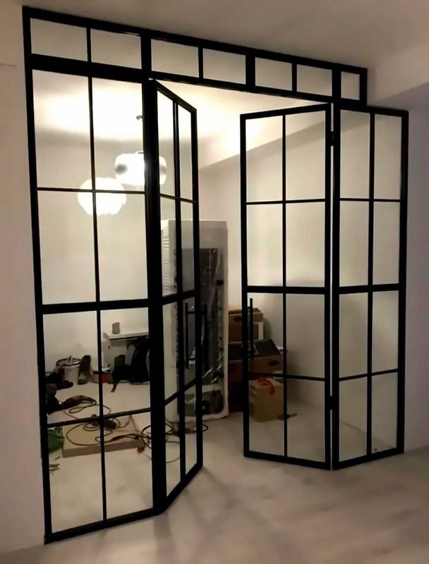 Стеклянные, раздвижные лофт перегородки и двери. Loft peregorodkalar