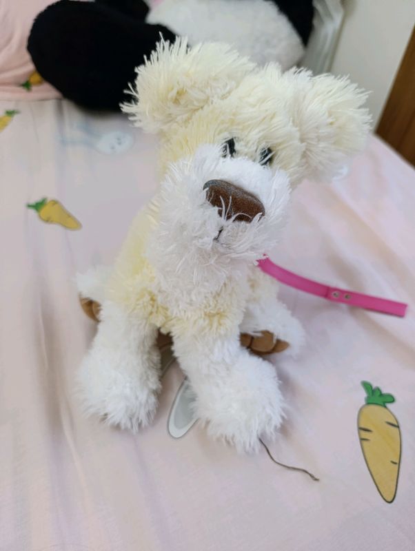 мягкие игрушки собачка с кошкой. мягкие игрушки собачка с кошкой.
