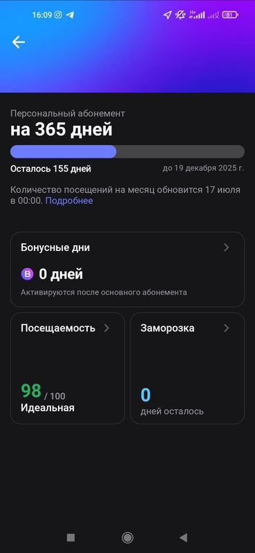 Продаётся абонемент 1Fit по доступной цене.