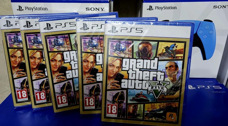 Игра GTA 5. (Русская версия) на Sony PlayStation 4 / 5