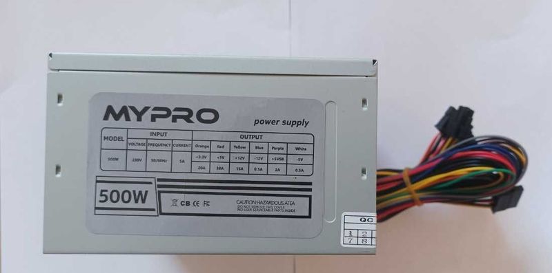 Срочно продам Блок питания марки MyPro модель 500W.