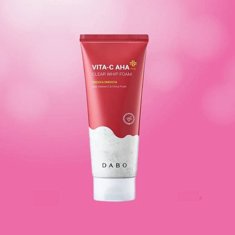 Очищающая пенка с витамином С для лица Dabo Vita C AHA Clear Whip Foam
