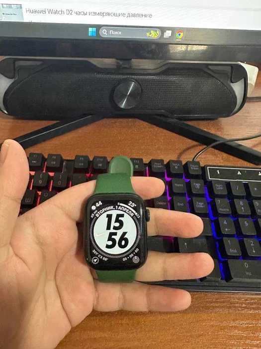 СРОЧНО Apple Watch 7 green 45 mm ORIGINAL СРОЧНО Apple Watch 7 green 45 mm ORIGINAL