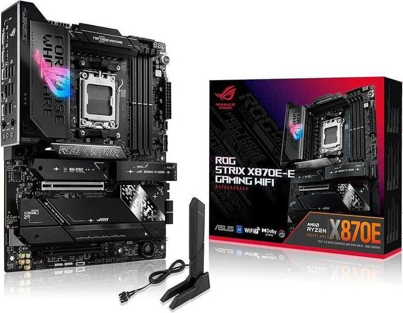 Материнская плата ASUS ROG STRIX X870E-E GAMING WIFI Материнская плата ASUS ROG STRIX X870E-E GAMING WIFI