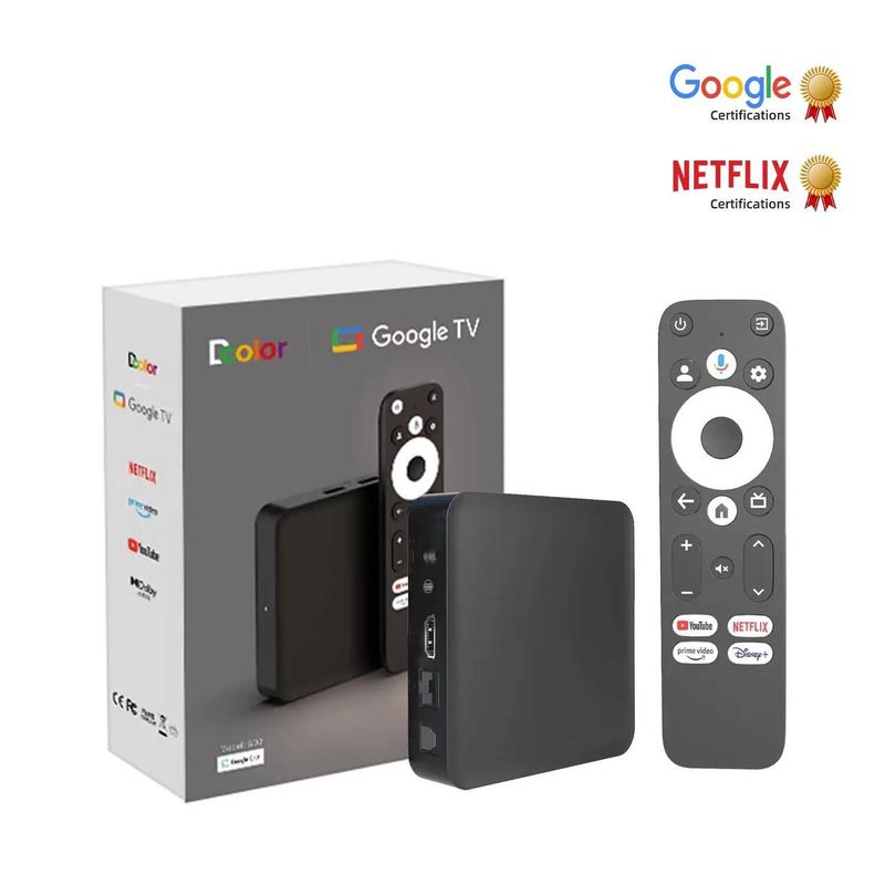 Новейший dcolor GD2 Google Сертифицированный Android 12 4K Smart TV Новейший dcolor GD2 Google Сертифицированный Android 12 4K Smart TV