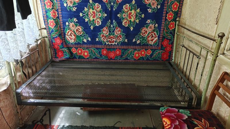 Металлическая кровать железная Советская Металлическая кровать железная Советская