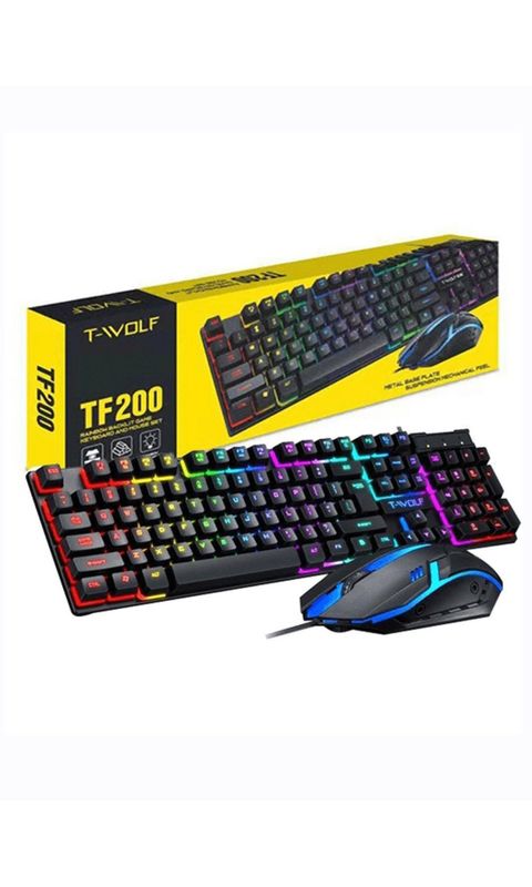 RGB rangli klaviatura va sichqoncha yangi RGB rangli klaviatura va sichqoncha yangi