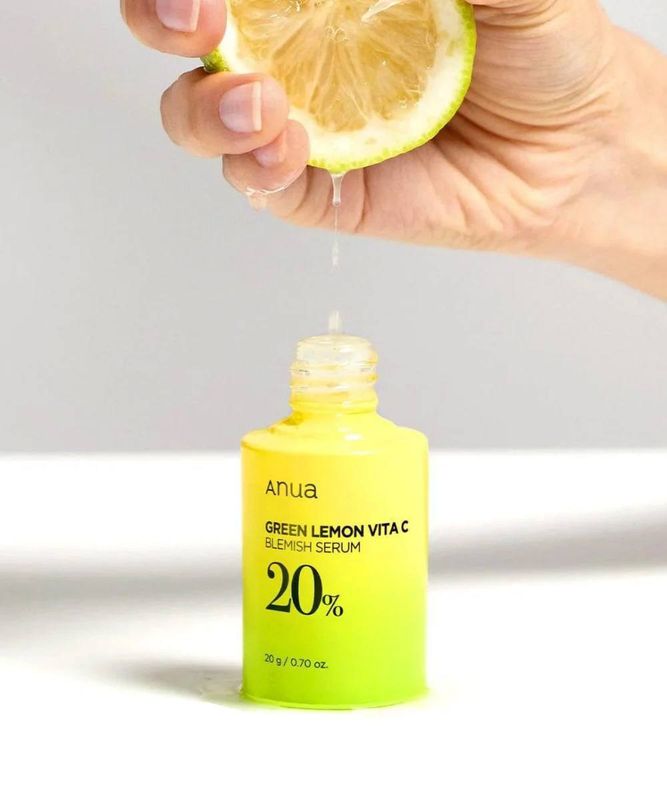 Осветляющая липосомальная сыворотка с зелёным лимоном Anua Green Lemon Vita C Serum Осветляющая липосомальная сыворотка с зелёным лимоном Anua Green Lemon Vita C Serum