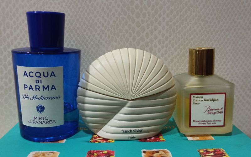 Продам парфюм, три флакона Acqua Di Parma, Franck Olivier, Baccarat. Продам парфюм, три флакона Acqua Di Parma, Franck Olivier, Baccarat.