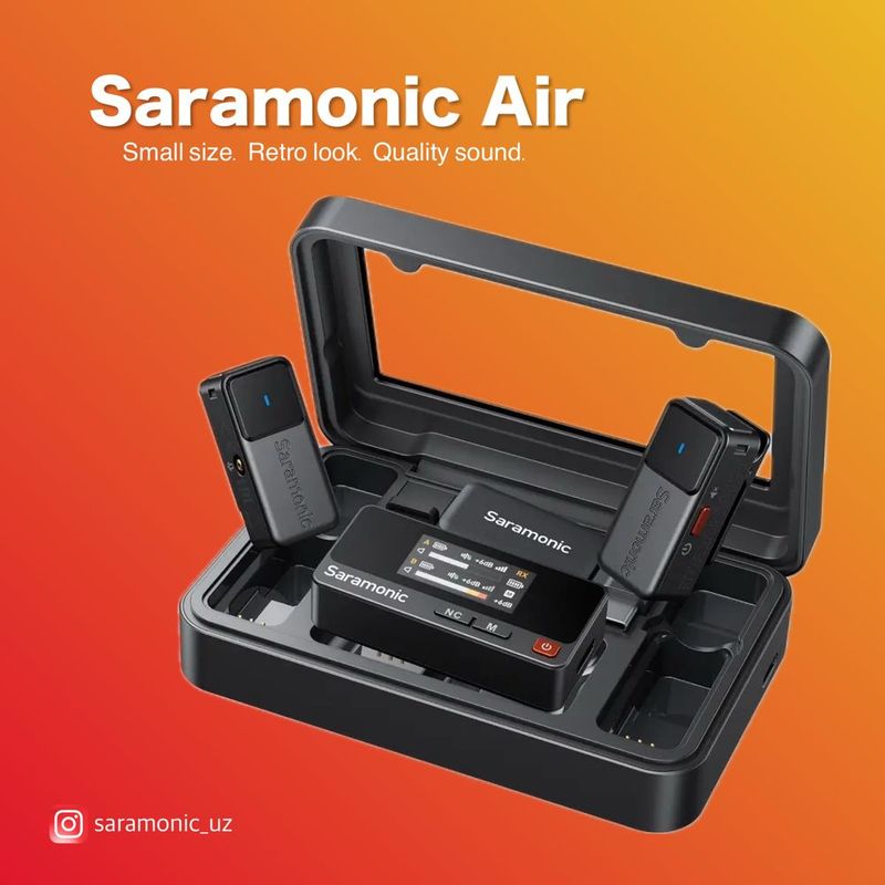 Saramonic Air — Беспроводной петличный Микрофон петличка Saramonic Air — Беспроводной петличный Микрофон петличка