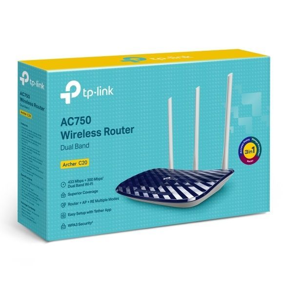 WI FI Роутер новый, TP-LINK Archer C20