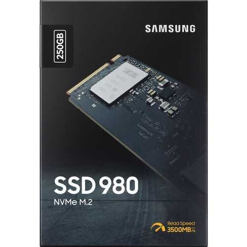 Samsung 250 ГБ 980 PCIe 3.0 x4 M.2 Внутренний SSD Samsung 250 ГБ 980 PCIe 3.0 x4 M.2 Внутренний SSD