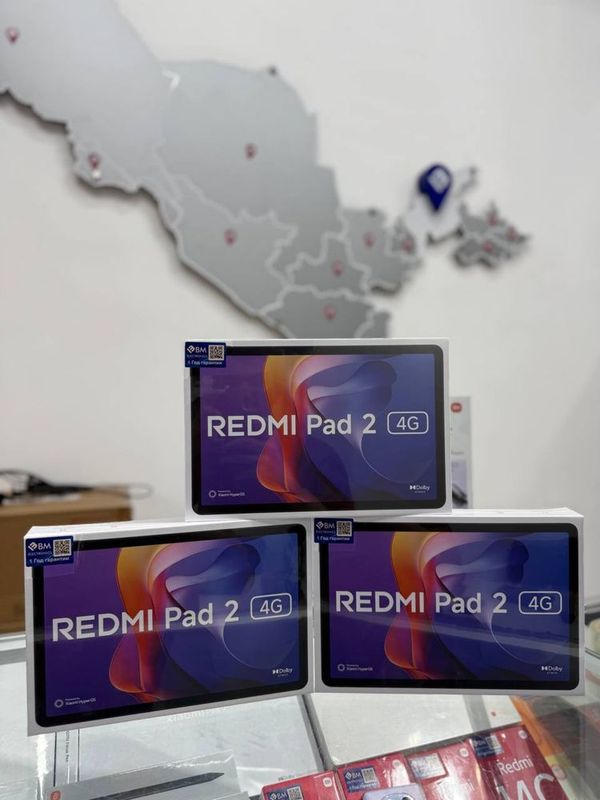 Продается Redmi Pad 2 Global Год гарантия+Доставка Продается Redmi Pad 2 Global Год гарантия+Доставка
