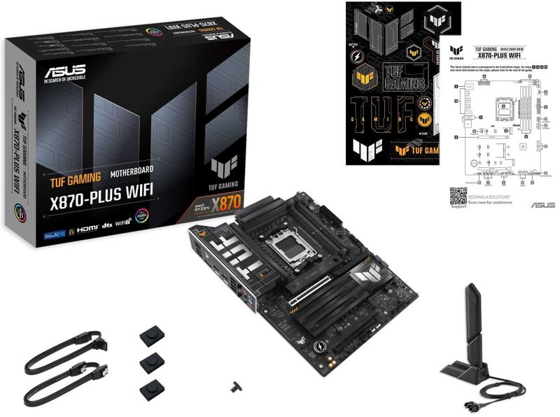 Материнская плата ASUS TUF GAMING X870-PLUS WIFI Материнская плата ASUS TUF GAMING X870-PLUS WIFI