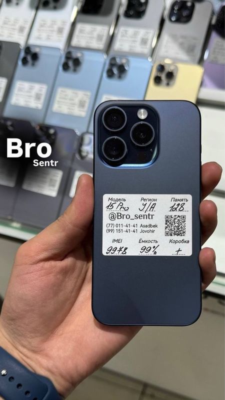 Iphone 15 pro 128gb kok rang karopka bor