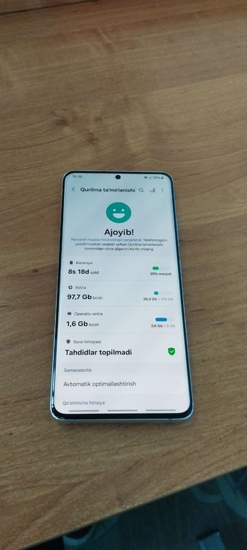 Samsung a 82 6+6ram 128 xotira