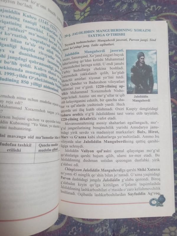 7-sinf O'zbekiston tarixi kitobi 7-sinf O'zbekiston tarixi kitobi