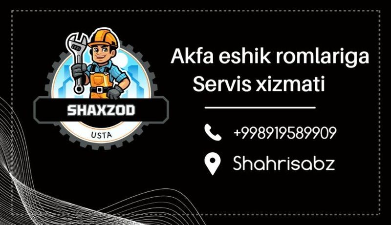 Akfa eshik va romlariga servis xizmati Akfa eshik va romlariga servis xizmati