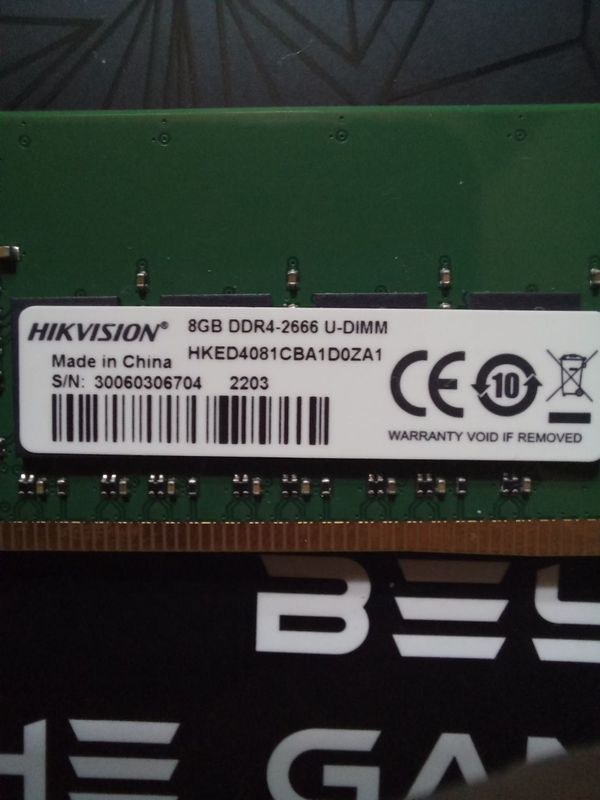 RAM 8×1GB DDR4-2666 RAM 8×1GB DDR4-2666