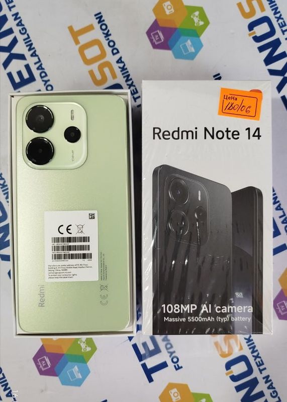 Продается телефон: Redmi Note 14 Lime Green Продается телефон: Redmi Note 14 Lime Green