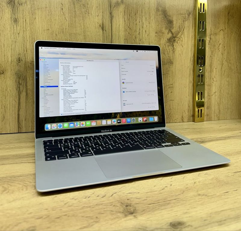 Macbook Air M1 8/256GB 95% емкость Macbook Air M1 8/256GB 95% емкость
