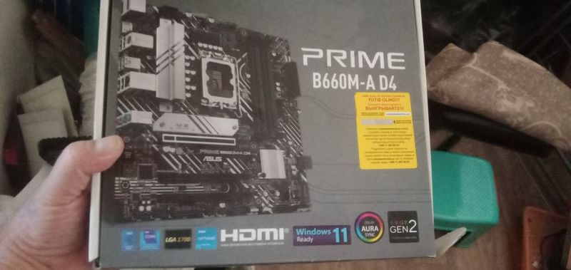 Продаю материнку B660M ad4 с дефектом