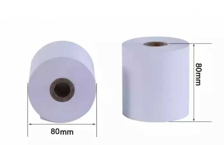 POS-tizimlar va bankomatlar uchun termo qog‘oz – 80x80 mm