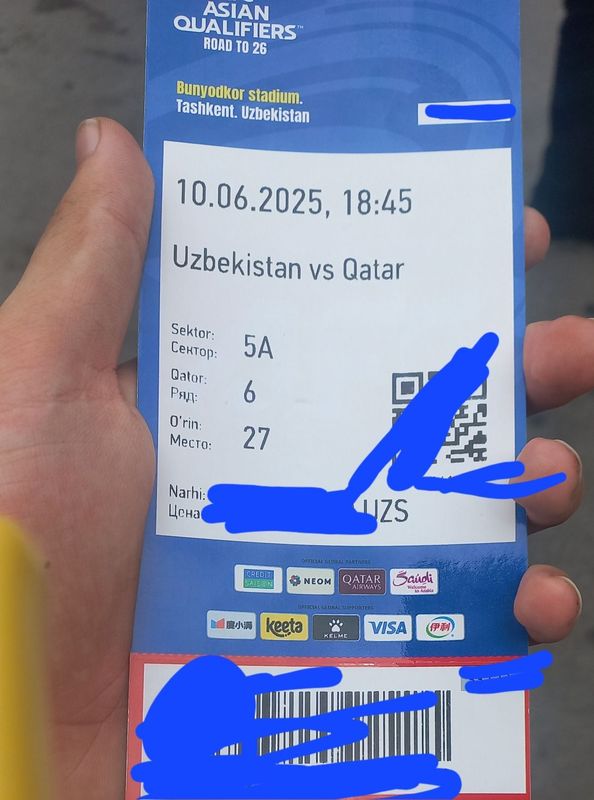 Bilet, Uzbekistan vs Qatar Bilet, Uzbekistan vs Qatar