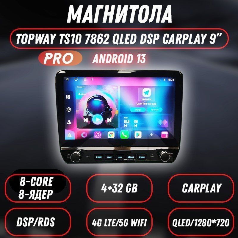 Android магнитола TS 10 4/32 Android магнитола TS 10 4/32
