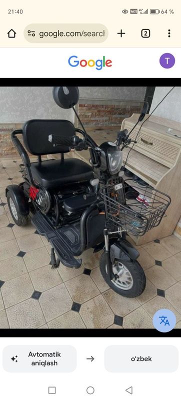 Bonvi 3 balonli elektir skuter Bonvi 3 balonli elektir skuter