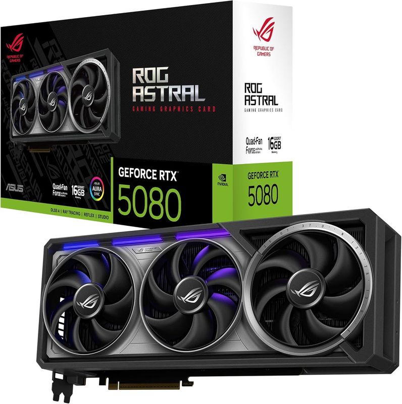 Продам видеокарту RTX5080 16Gb Asus Rog Astral Продам видеокарту RTX5080 16Gb Asus Rog Astral
