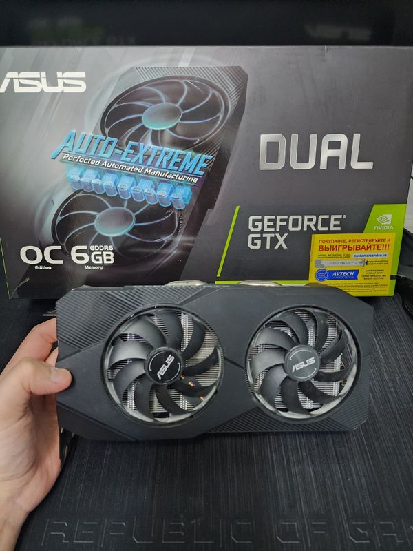 Видеокарта Asus Gtx 1660 Super 6gb