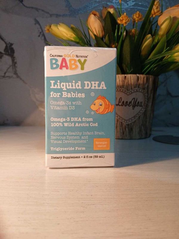 California Gold Nutrition BABY – Liquid DHA для малышей California Gold Nutrition BABY – Liquid DHA для малышей