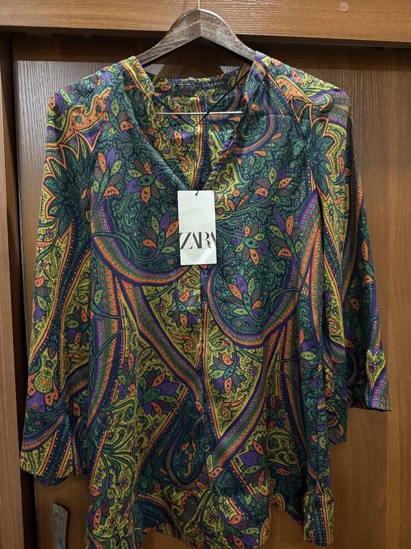 Шёлковая блузка Zara original